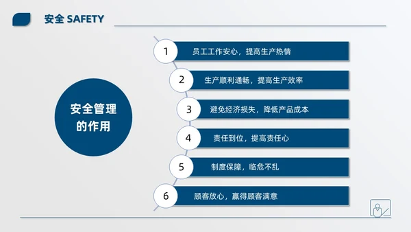 蓝色简约商务公司现场6S管理培训PPT模板