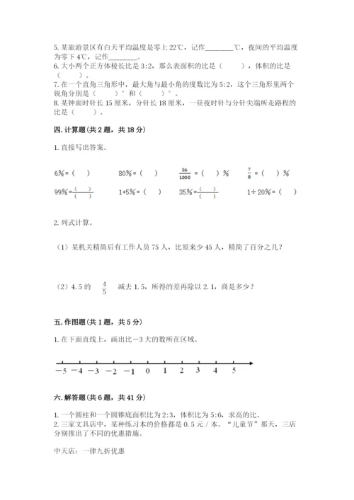 沪教版数学六年级下册期末检测试题精品【满分必刷】.docx