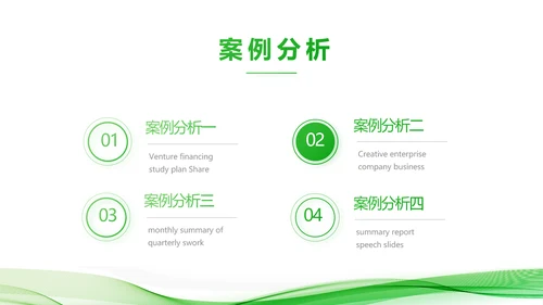 绿色大气企业公司宣传简介动态PPT模板