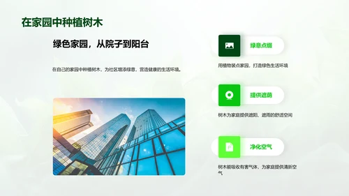 绿化社区指导PPT模板