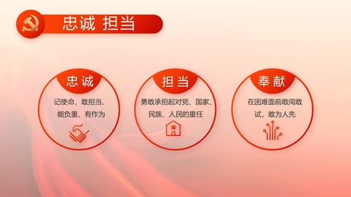 红色党建党支部党员主题党日微党课PPT