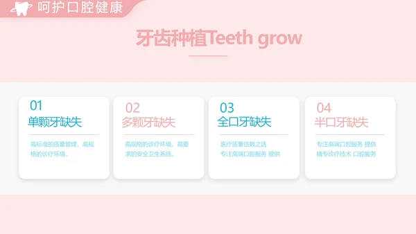 简约大气牙科口腔动态PPT