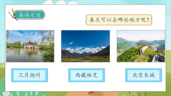 【核心素养】部编版语文三年级下册-口语交际-春游去哪儿玩（课件）