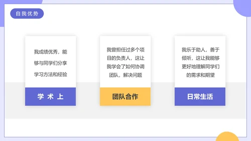 大学生班长竞选大一新生入学班长竞选个人介绍PPT模版