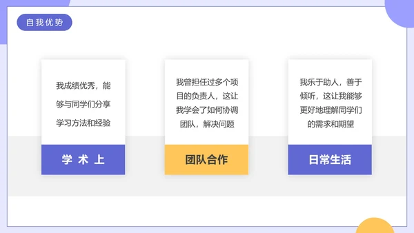 大学生班长竞选大一新生入学班长竞选个人介绍PPT模版