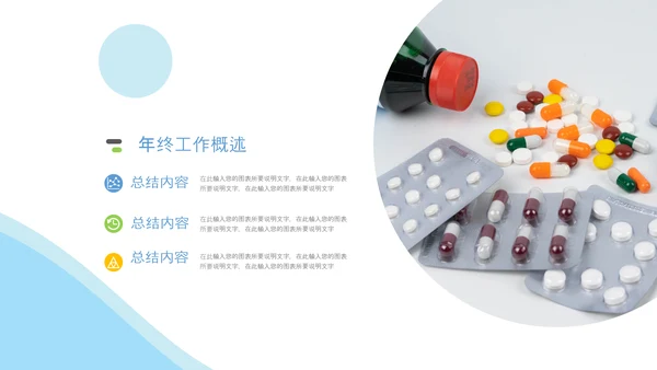 医疗药品销售医药代表业绩年终总结报告PPT