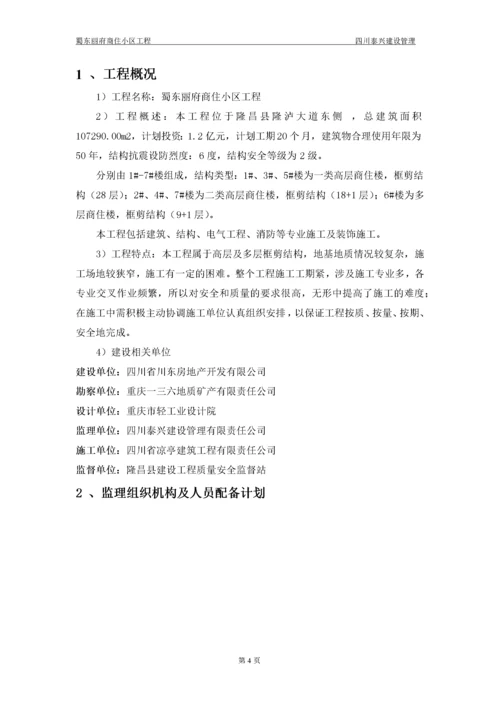 商住小区工程监理实施细则.docx