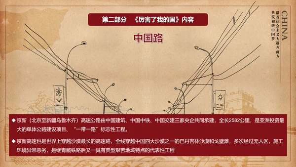厉害了我的国爱国教育思想汇报PPT模板