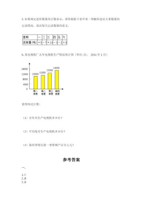人教版六年级数学下学期期末测试题【a卷】.docx