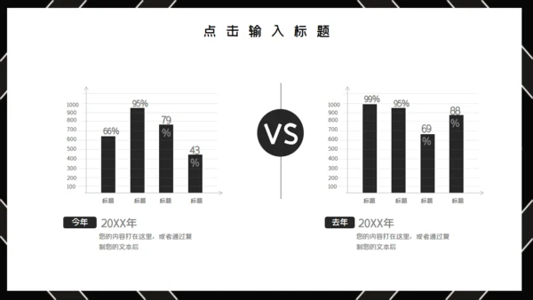 黑色简约时尚工作汇报通用PPT模板