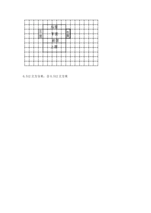 人教版五年级下册数学期末测试卷附答案（突破训练）.docx