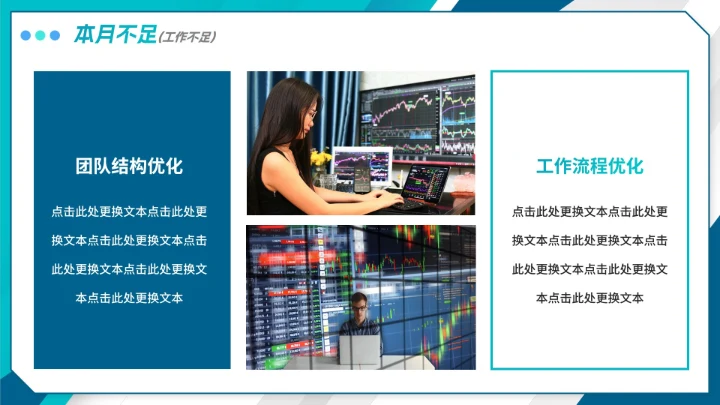 简约商务渐变财务月末工作总结PPT模板