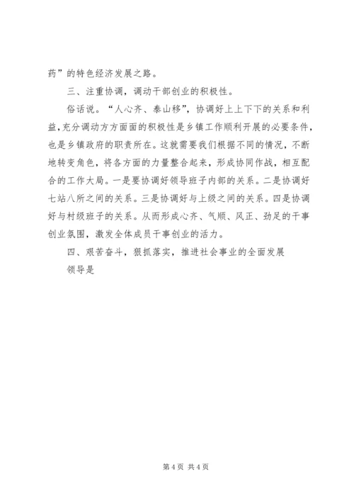 乡镇长培训学习心得体会.docx