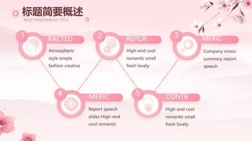 粉色唯美相约春天春季旅游相册PPT