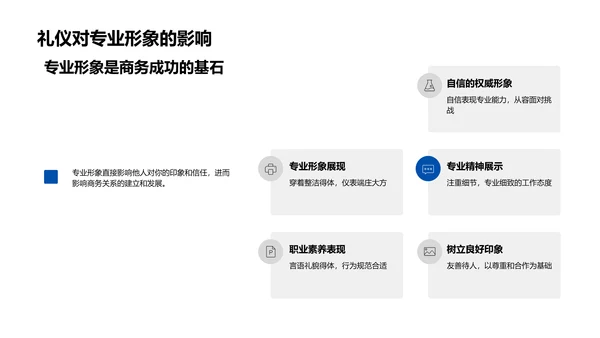 商务礼仪年度讲座PPT模板