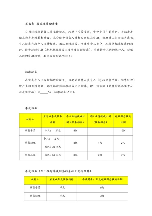 01-公司销售团队管理制度模版.docx