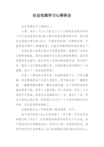 社会实践学习心得体会.docx