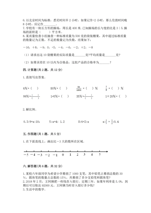 小学数学毕业测试卷含完整答案【全优】.docx