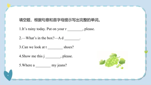 Unit 5  I like those shoes  Lesson 29- Lesson 30 课