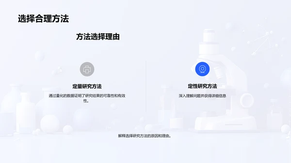 理学研究报告PPT模板