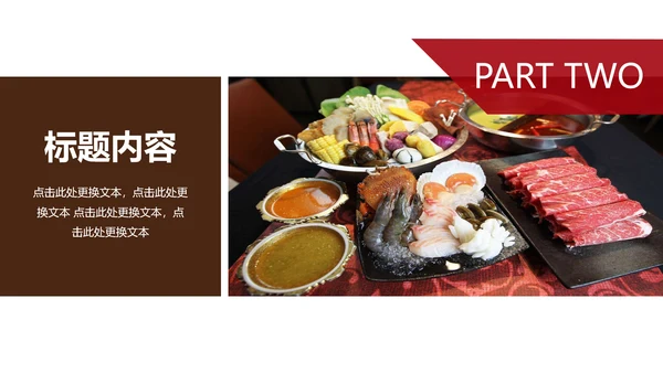 美食餐饮美味火锅宣传动态PPT模板