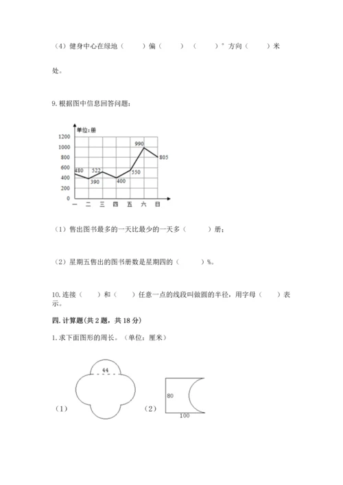 人教版六年级上册数学期末测试卷带答案（预热题）.docx