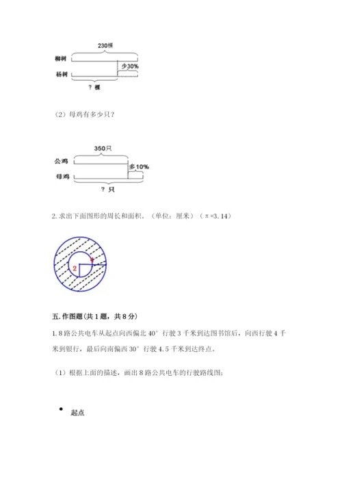 2022六年级上册数学期末测试卷及参考答案【a卷】.docx