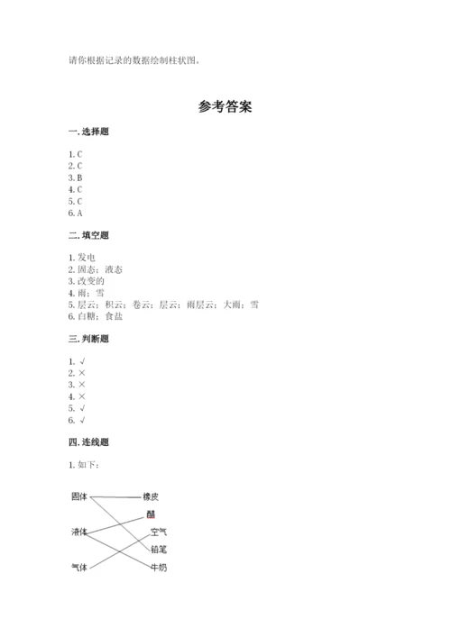 教科版三年级上册科学期末测试卷必考题.docx