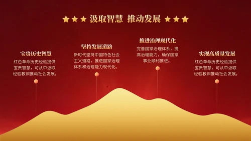 红色党政风红色革命主题班会PPT模版