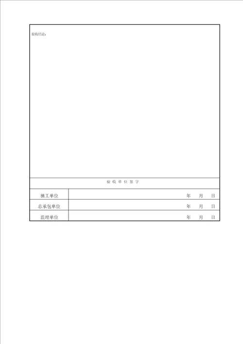 电动葫芦检查、安装检查验收表