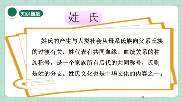 识字2 姓氏歌   课件
