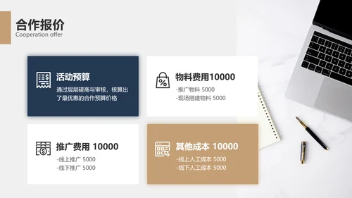 商务风企业品牌合作方案