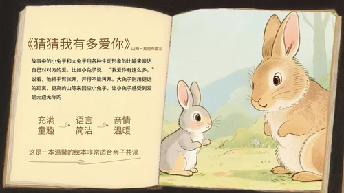 黄色插画风经典绘本故事汇PPT