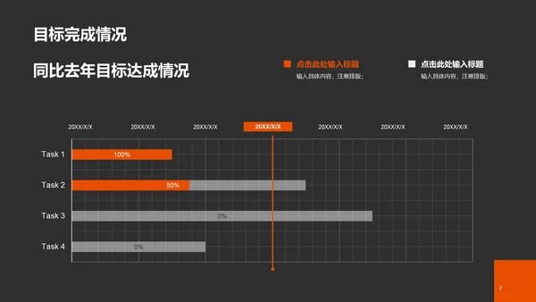 橙色现代汽车企业工作总结PPT
