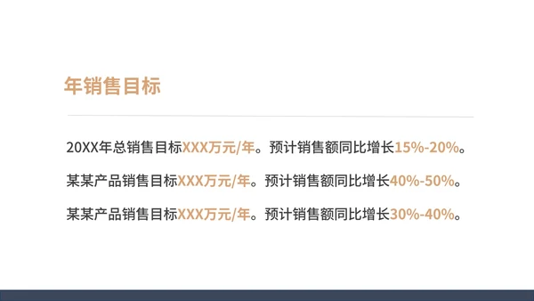 黑色扁平风销售部门工作年终总结汇报PPT模板