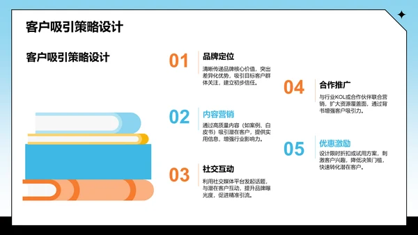 蓝色卡通风通用行业营销路演方案PPT主题