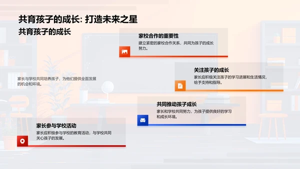 共育教育新模式PPT模板