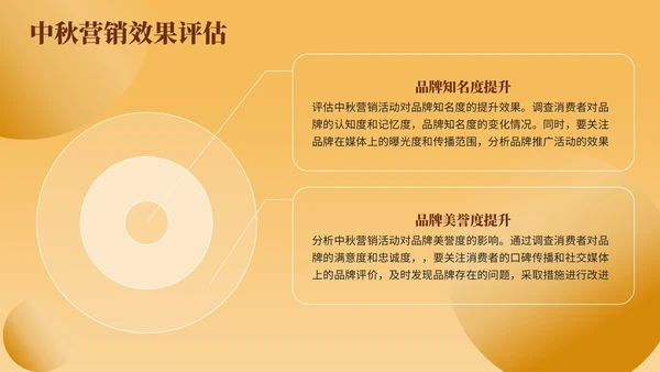黄色简约风中秋商家内部营销会议PPT模板