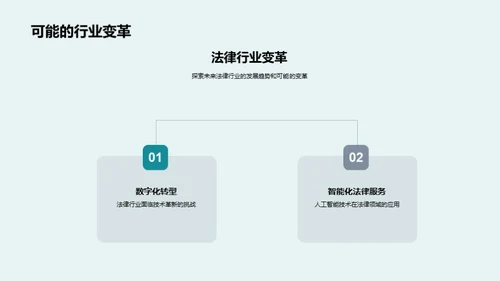 法律领域的探索与实践