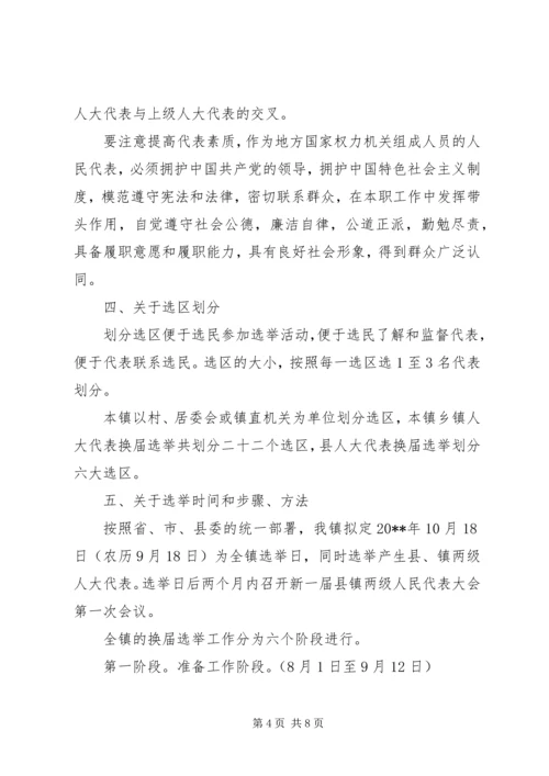 人民代表大会换届选举工作方案.docx