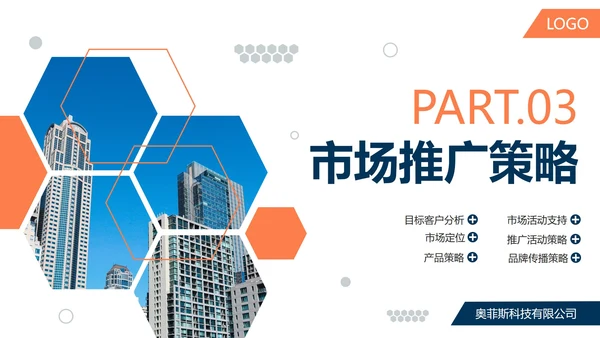 活泼实景几何品牌市场营销策划PPT模板