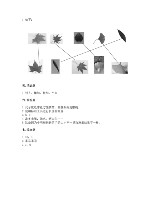 教科版一年级上册科学期末测试卷（各地真题）.docx