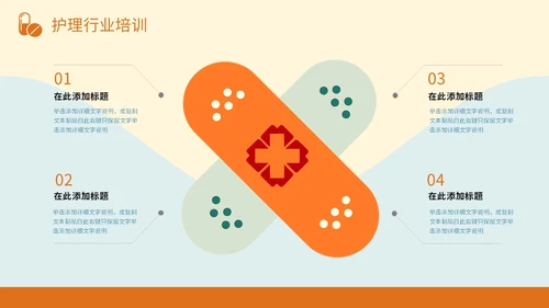 橙蓝色插画风护理行业医学医疗卫生培训课件PPT