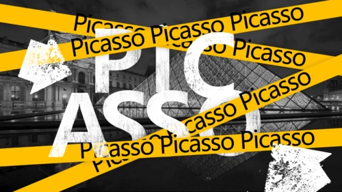 毕加索超现实时代艺术展通用PPT模板