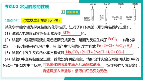 第十单元 酸和碱【考点串讲PPT】(共40张PPT)-2023-2024学年九年级化学中考考点大串讲