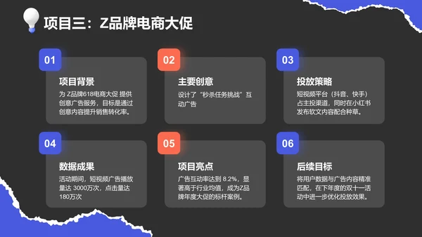 紫色创意风广告人通用年终述职汇报PPT模板