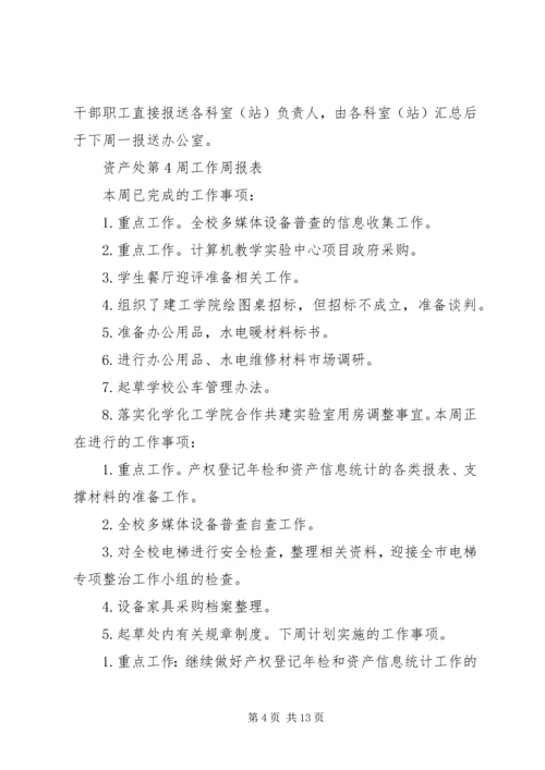 周工作报告格式_1.docx