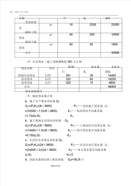 污水处理厂土建工程施工方案设计修改