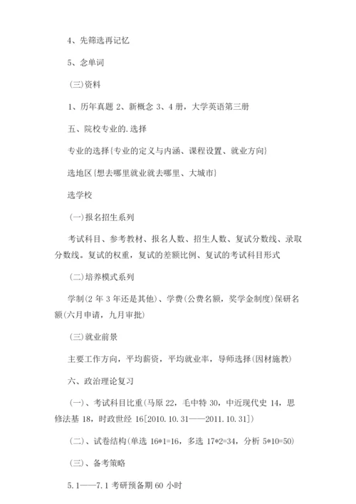 考研全程详细规划.docx