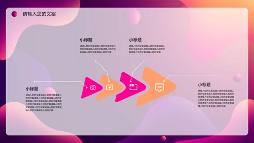 紫色科技活动策划ppt模板